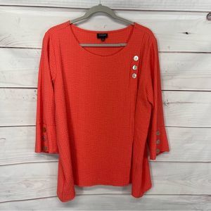 Toofan Artsy Lagenlook Crinkle Tunic Top
